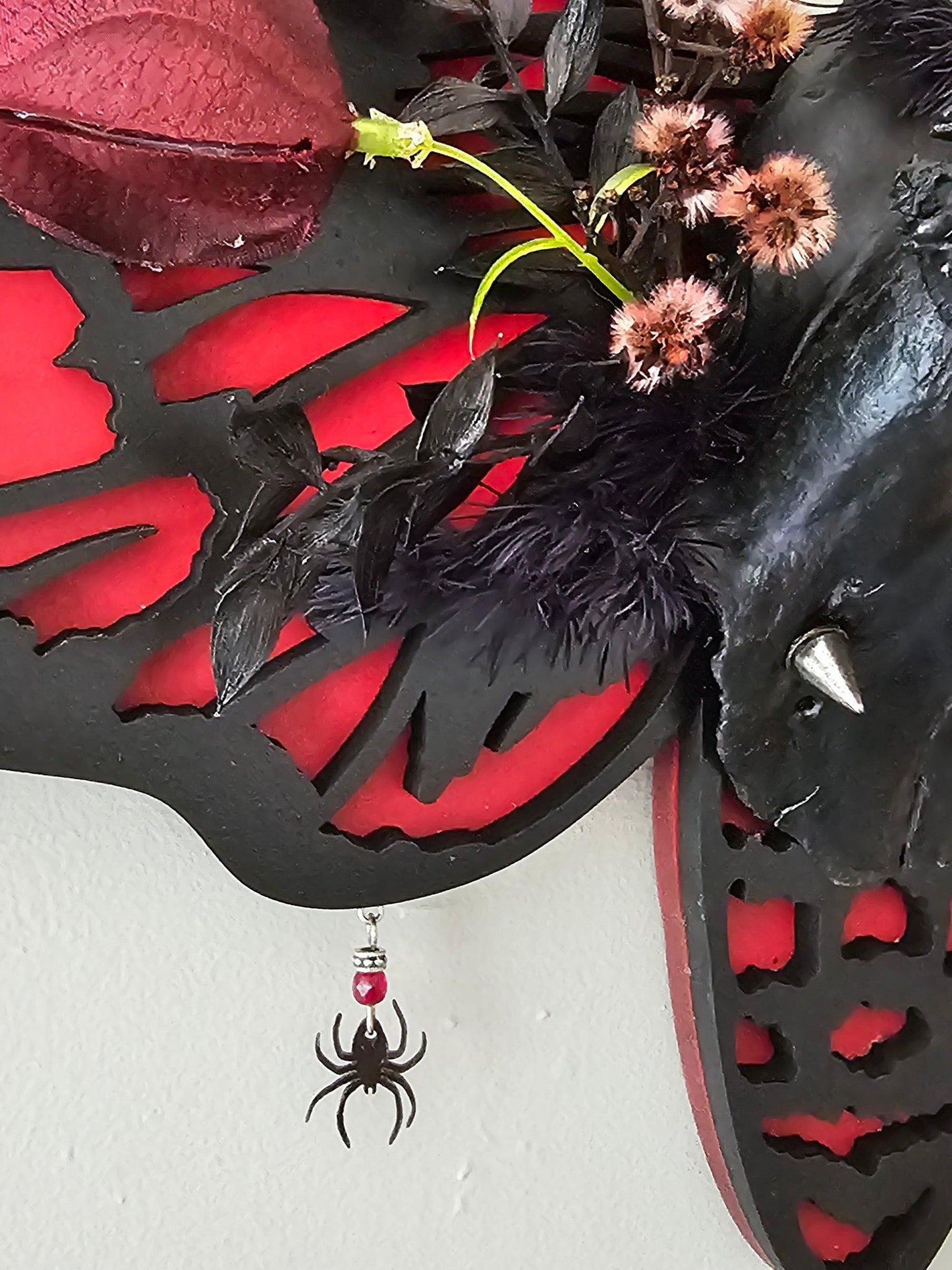 Antler art laser - Roe deer on Death-head moth frame - That Creative Feeling