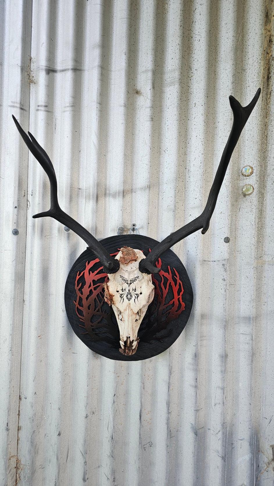 Antler art - Fallow deer tattooed - That Creative Feeling