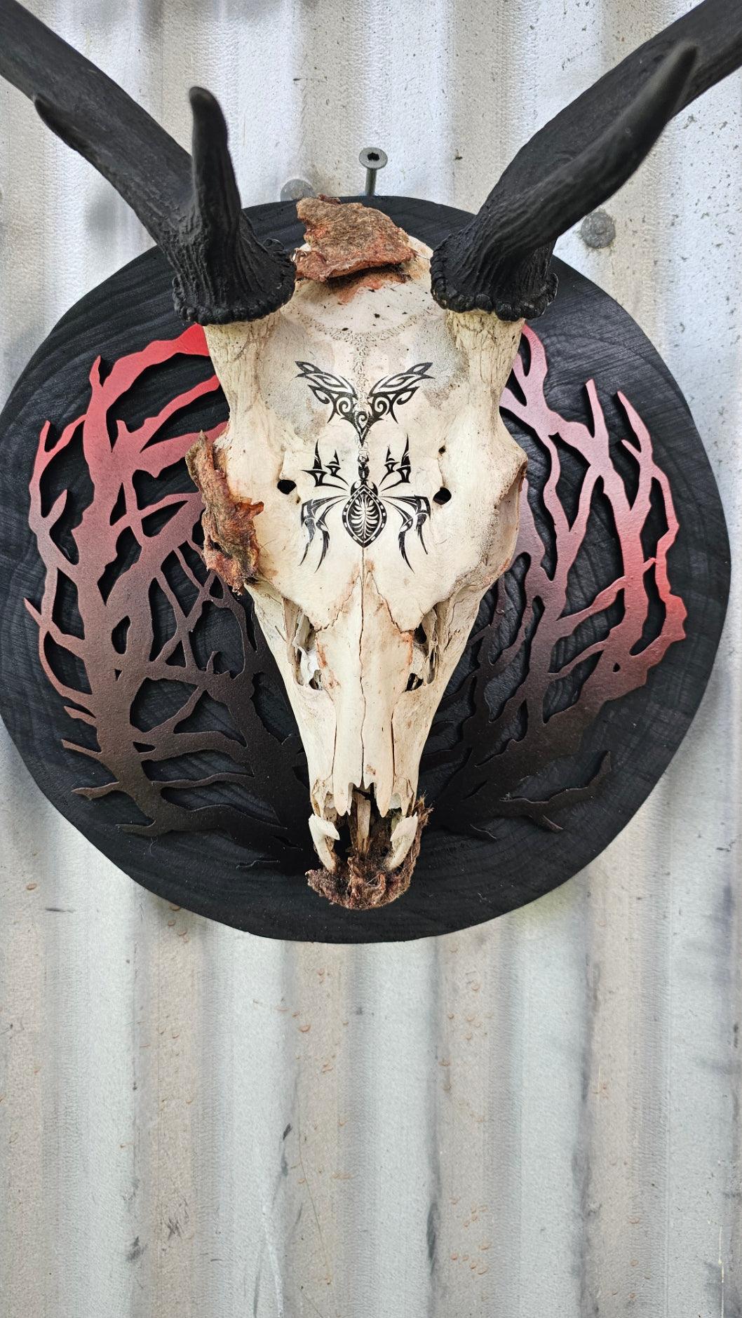 Antler art - Fallow deer tattooed - That Creative Feeling