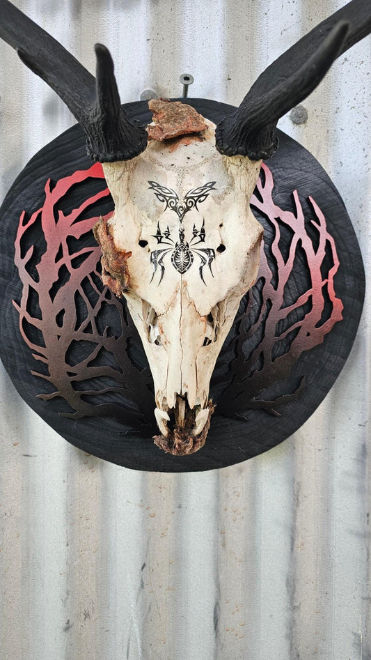 Antler art - Fallow deer tattooed - That Creative Feeling