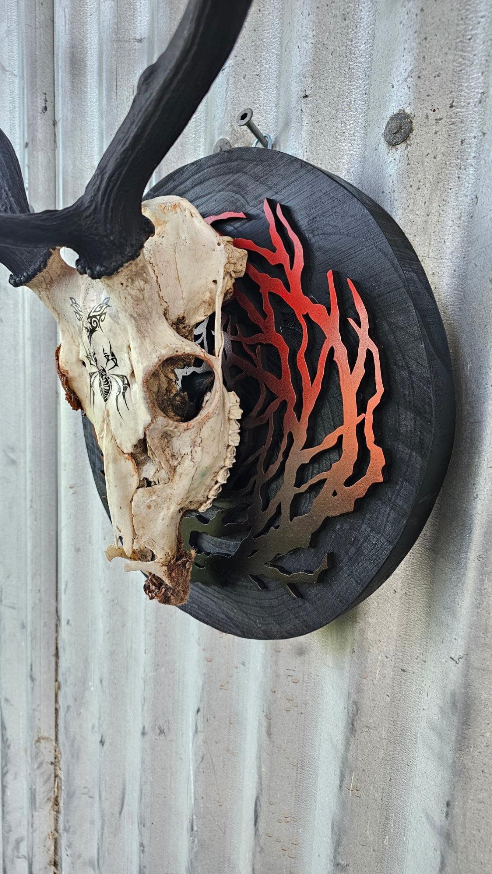 Antler art - Fallow deer tattooed - That Creative Feeling