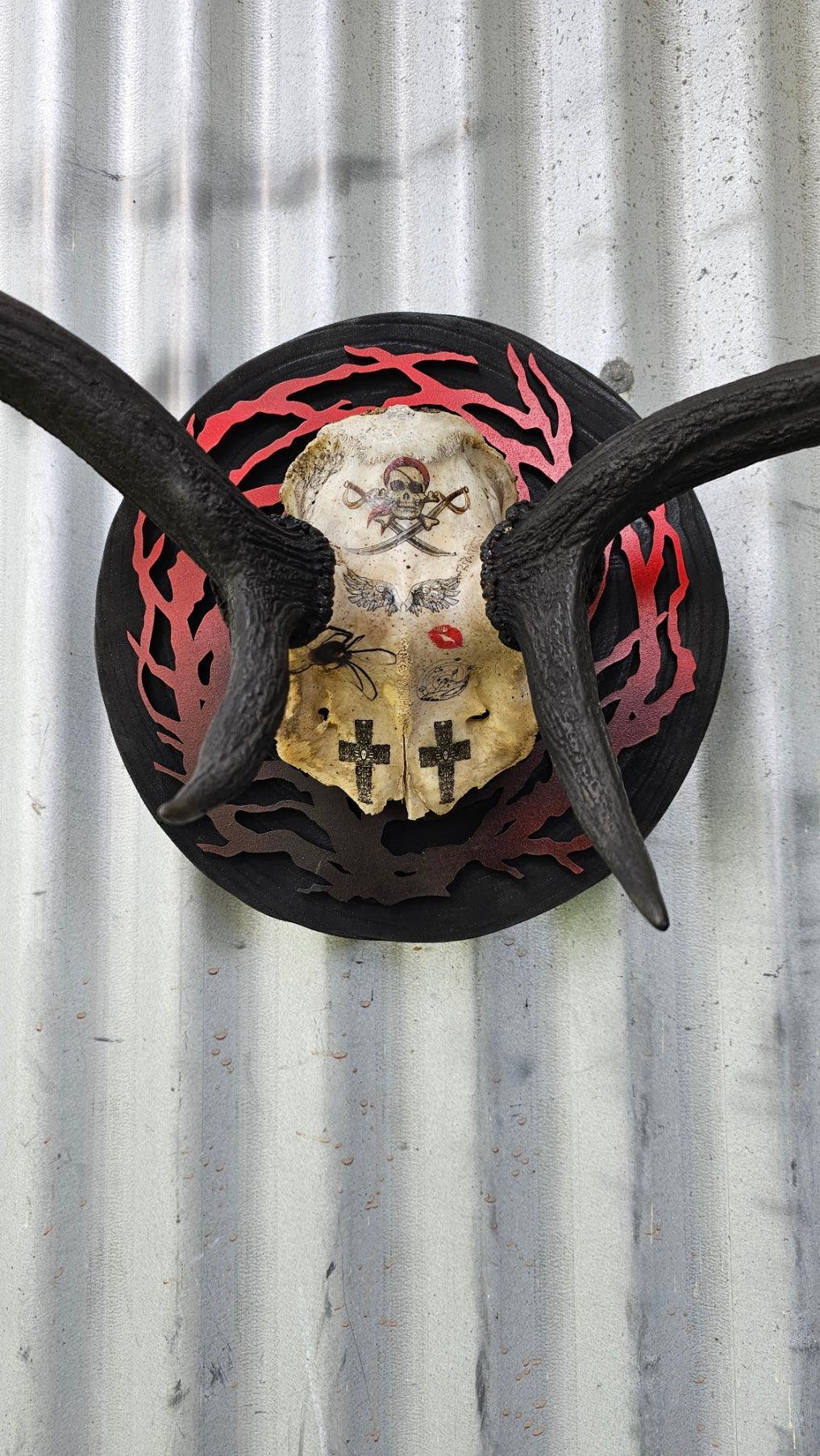 Antler art - Fallow deer tattooed - That Creative Feeling