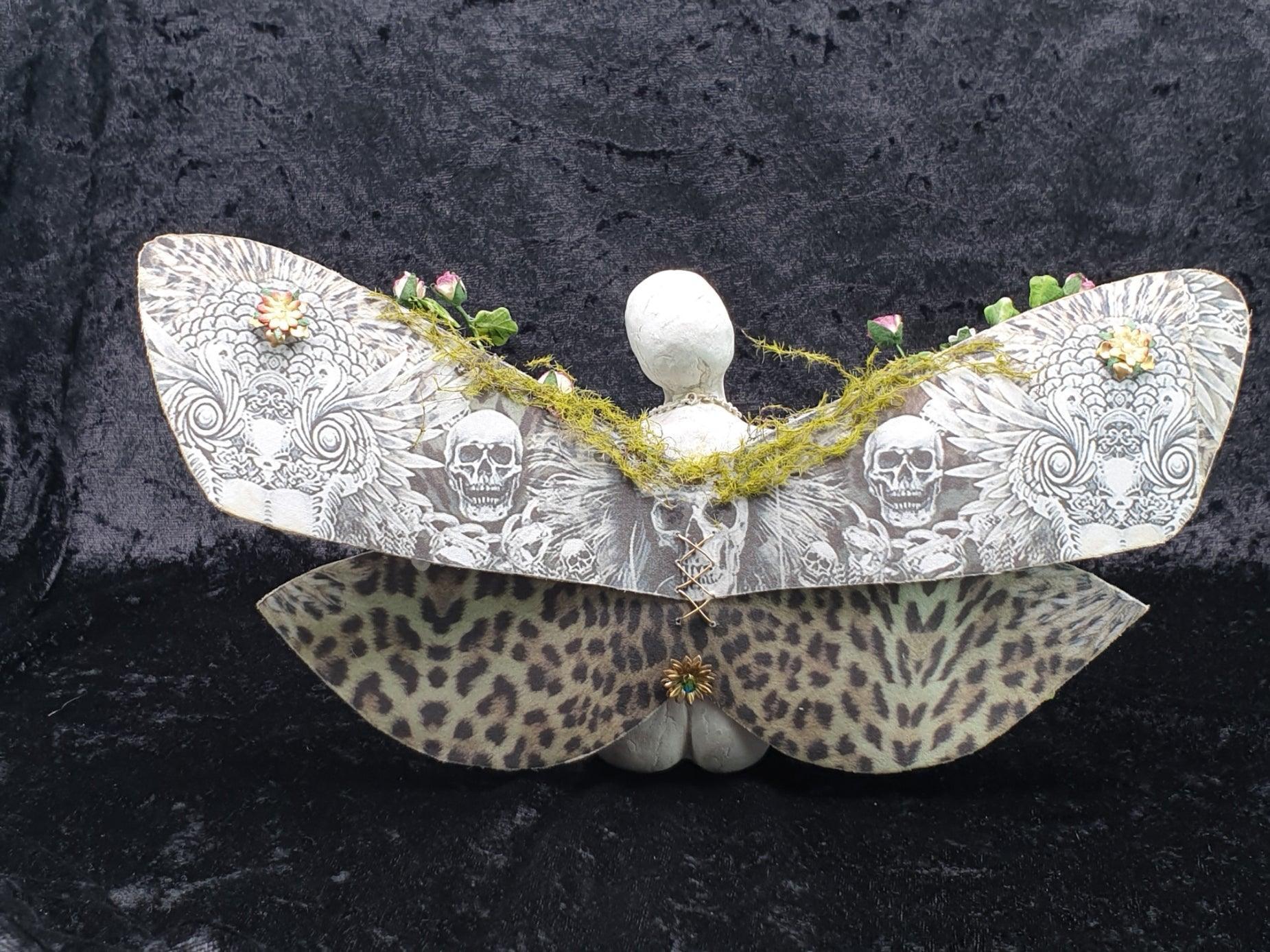 Dead fairy Zombie - OOAK handmade art doll - That Creative Feeling