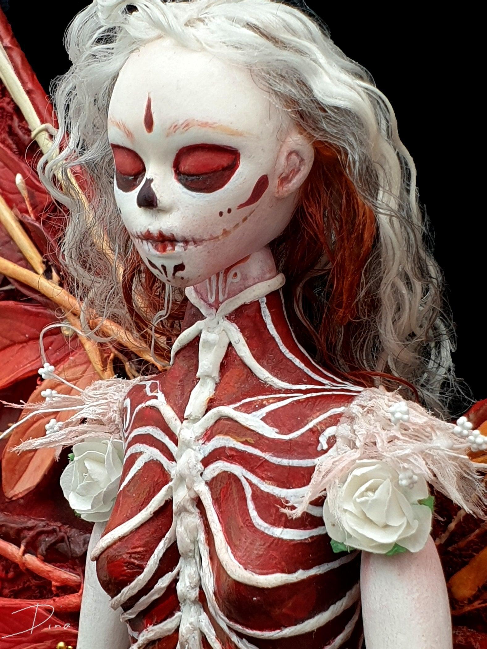 Dead Fairy - 'Dreanda ' sculptural art doll - That Creative Feeling