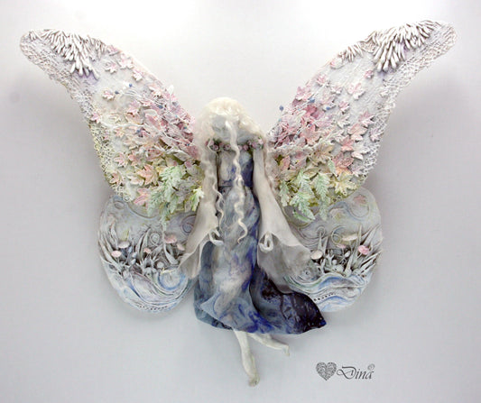 SOLD - Enaista – vintage European hybrid Fairy art doll by Dina - That Creative Feeling
