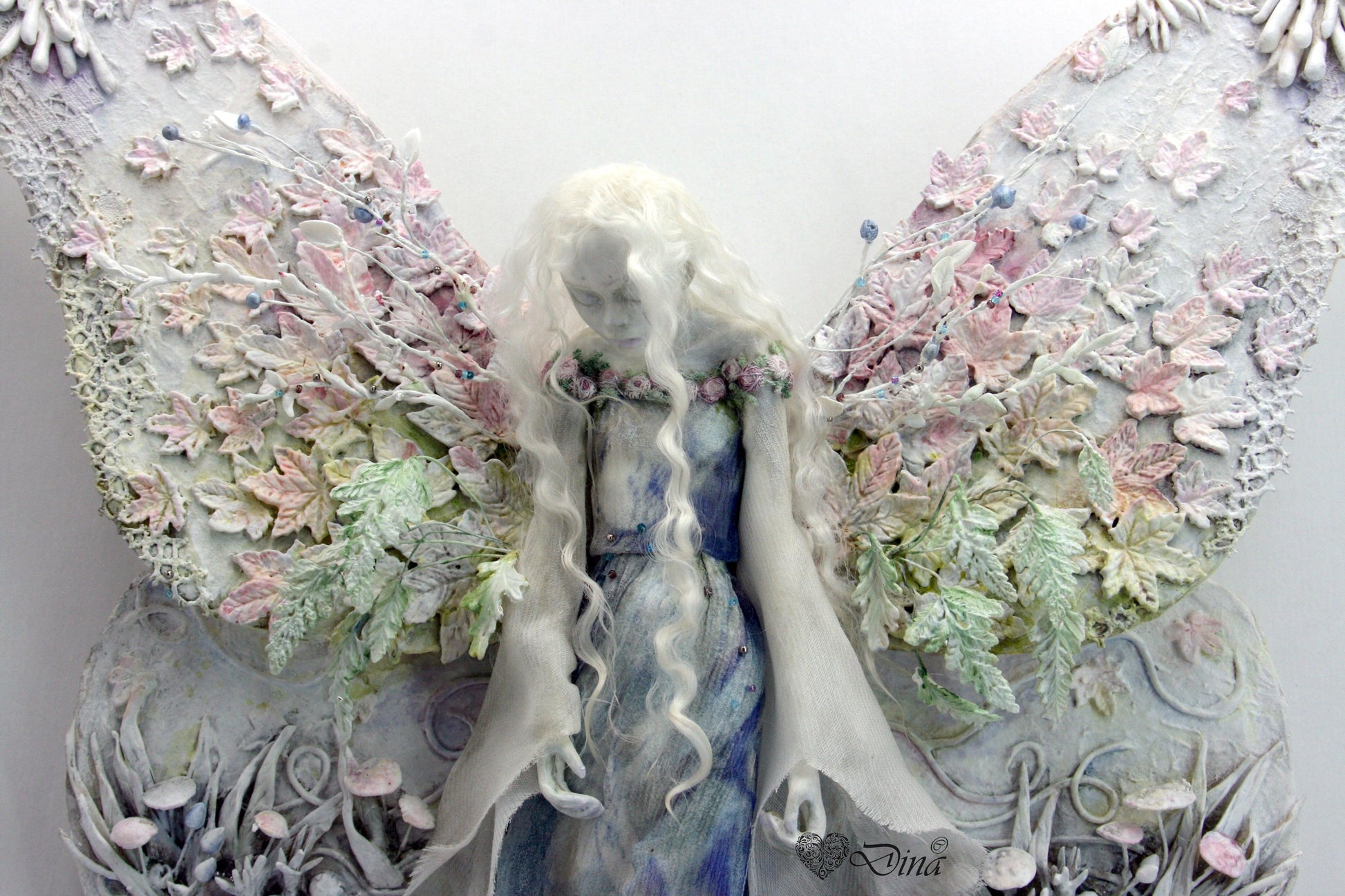 SOLD - Enaista – vintage European hybrid Fairy art doll by Dina - That Creative Feeling