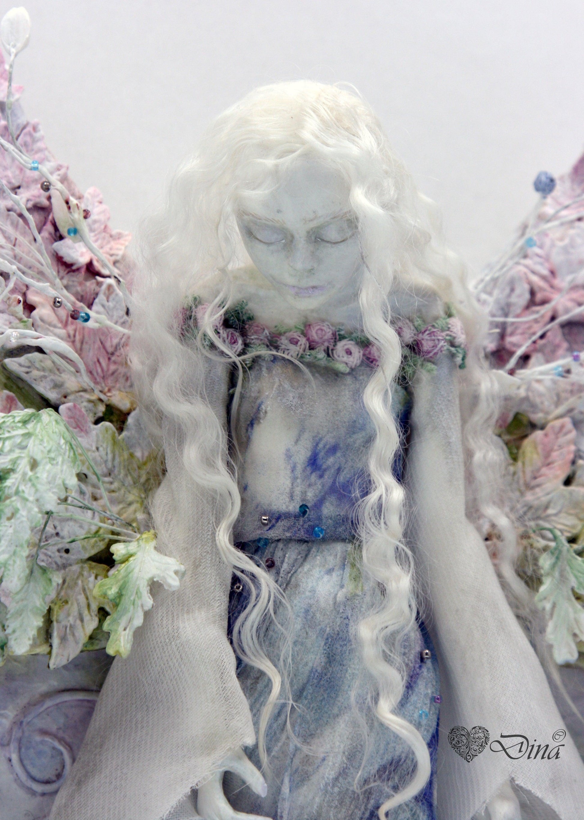 SOLD - Enaista – vintage European hybrid Fairy art doll by Dina - That Creative Feeling