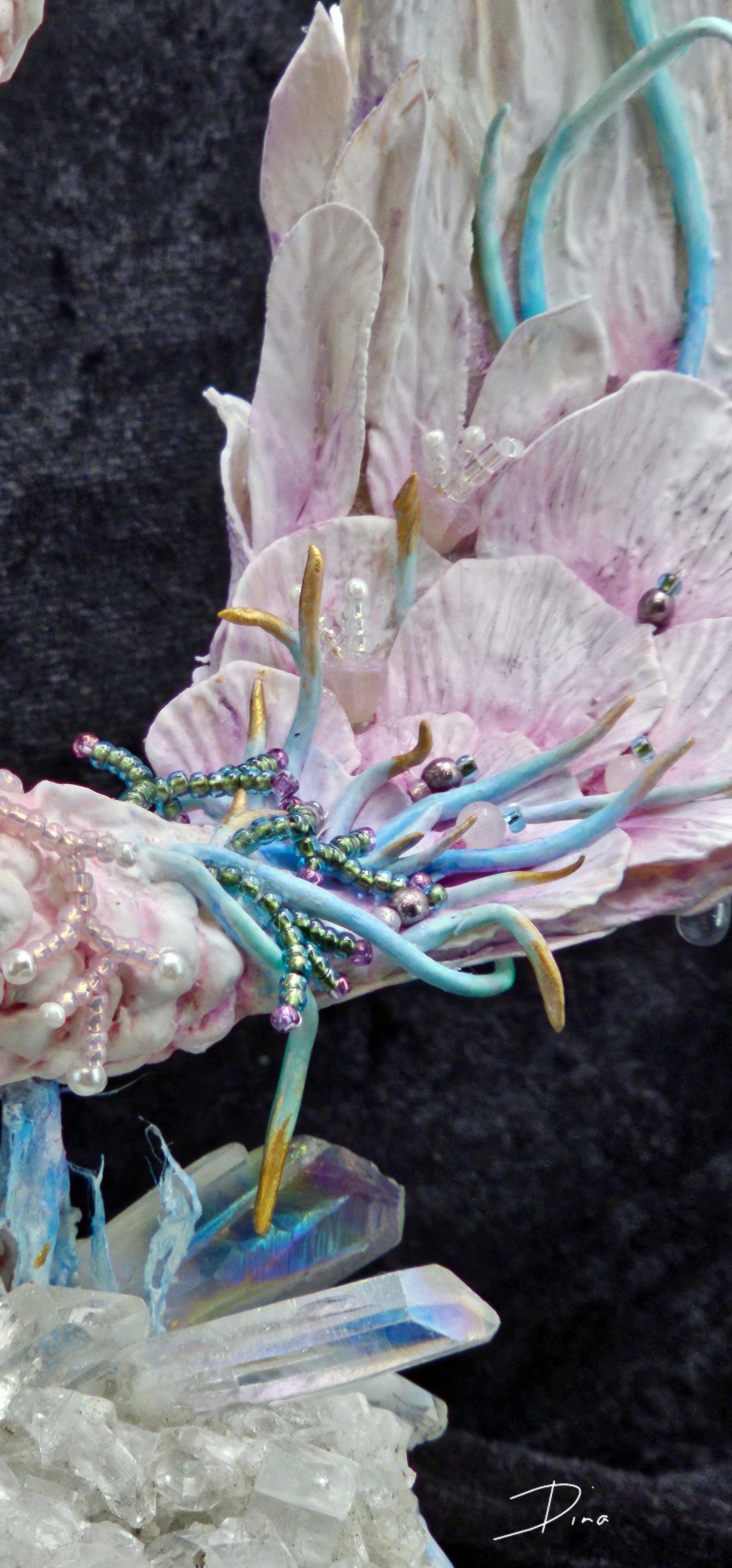 SOLD – Ireena – mermaid art doll by Dina - That Creative Feeling