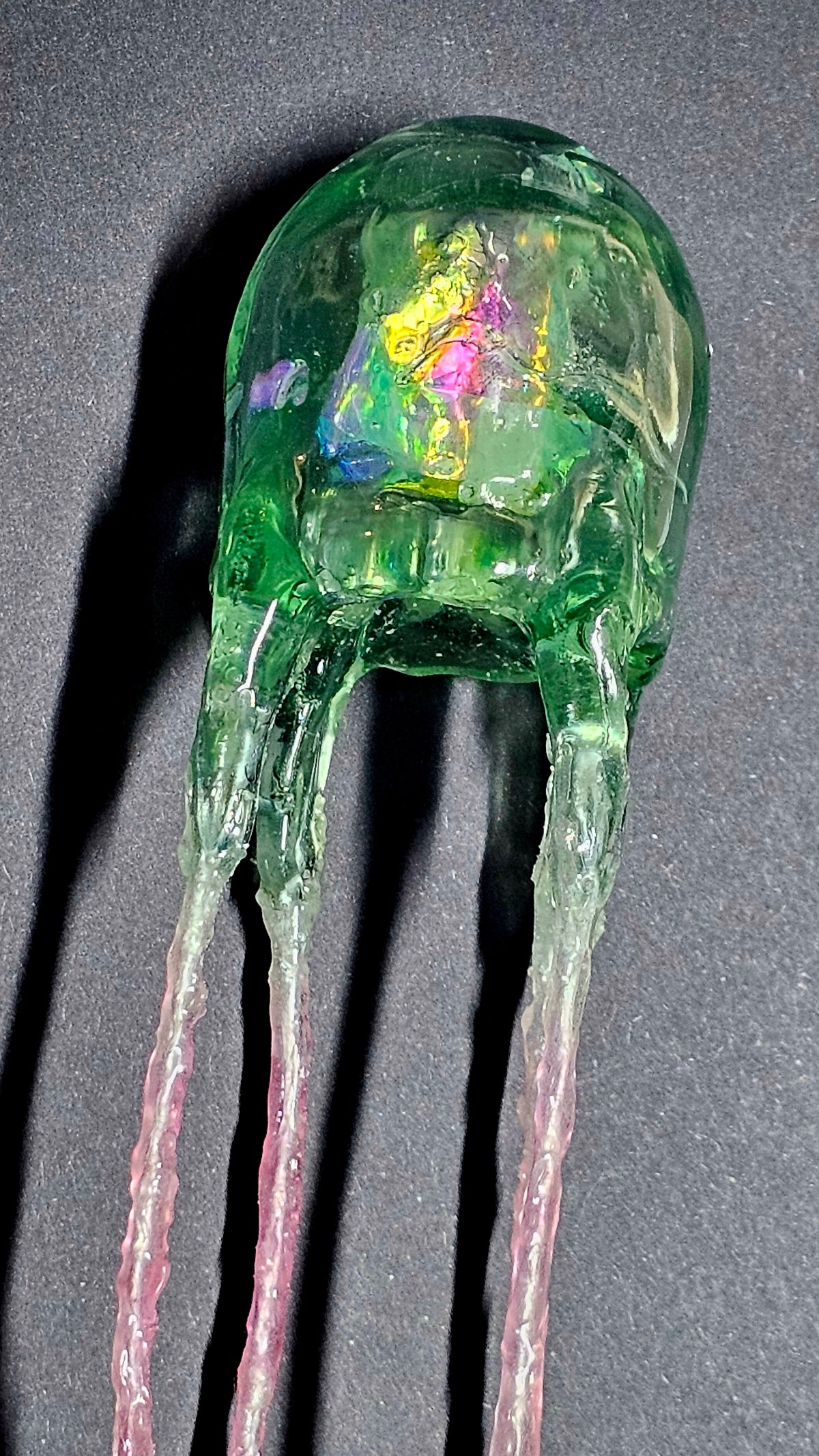 Jimble jellyfish in glass dome (26cm)