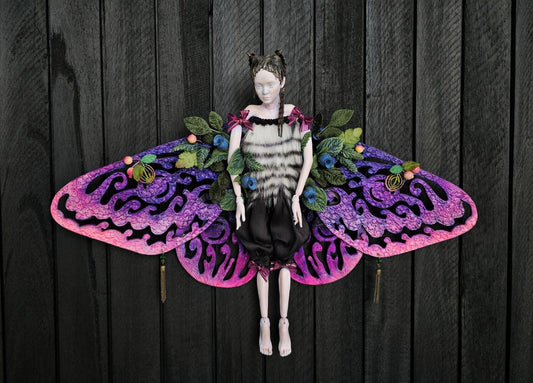 Dead Fairy - 'Leanan Sidhe' sculptural fairy art doll - That Creative Feeling