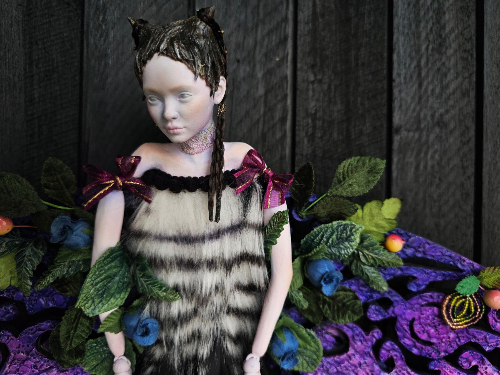 Dead Fairy - 'Leanan Sidhe' sculptural fairy art doll - That Creative Feeling