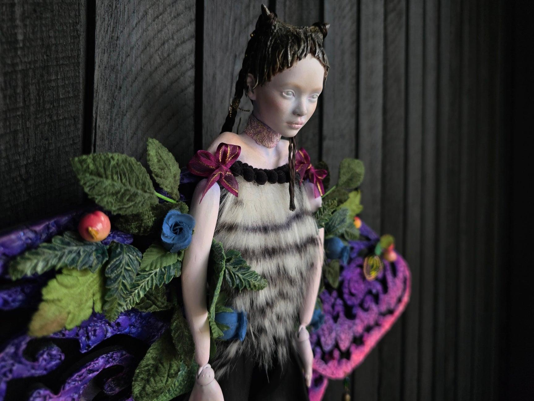 Dead Fairy - 'Leanan Sidhe' sculptural fairy art doll - That Creative Feeling