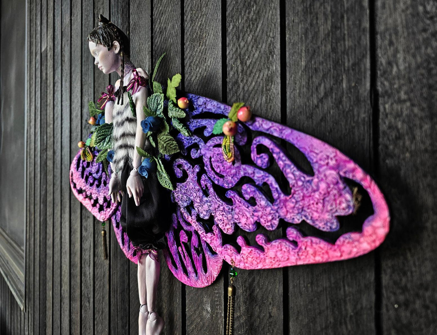 Dead Fairy - 'Leanan Sidhe' sculptural fairy art doll - That Creative Feeling