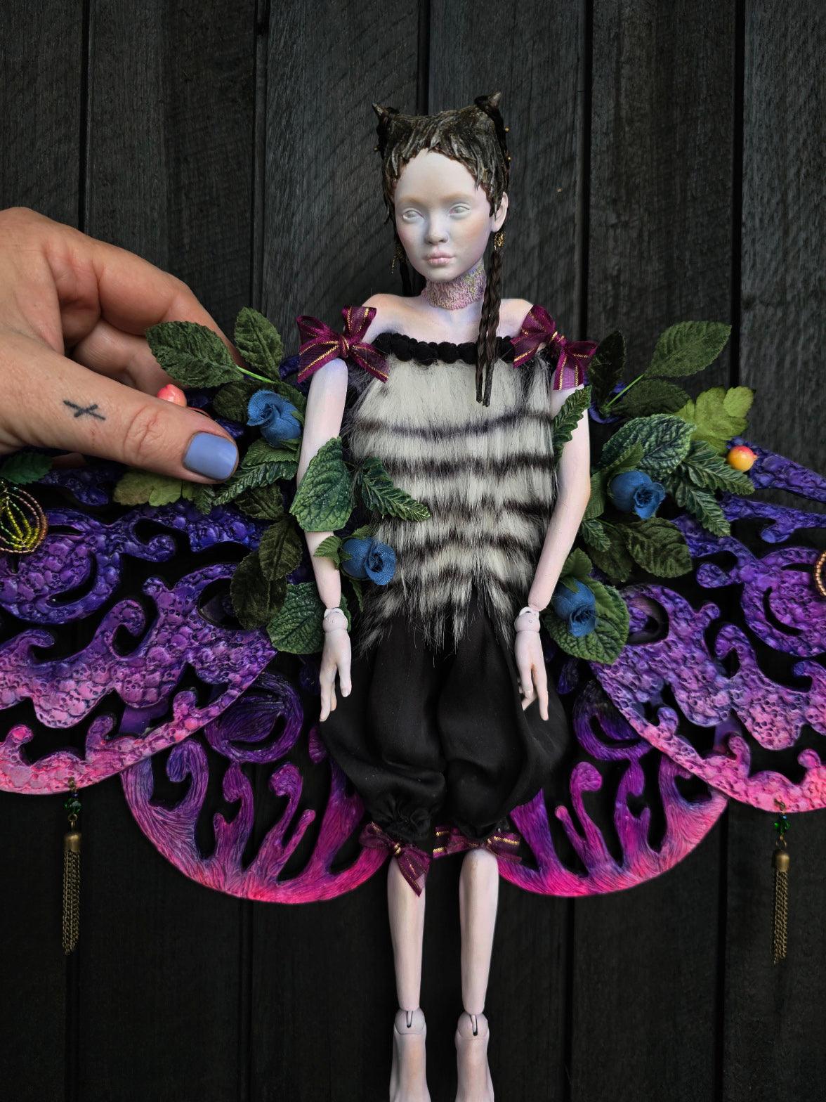 Dead Fairy - 'Leanan Sidhe' sculptural fairy art doll - That Creative Feeling