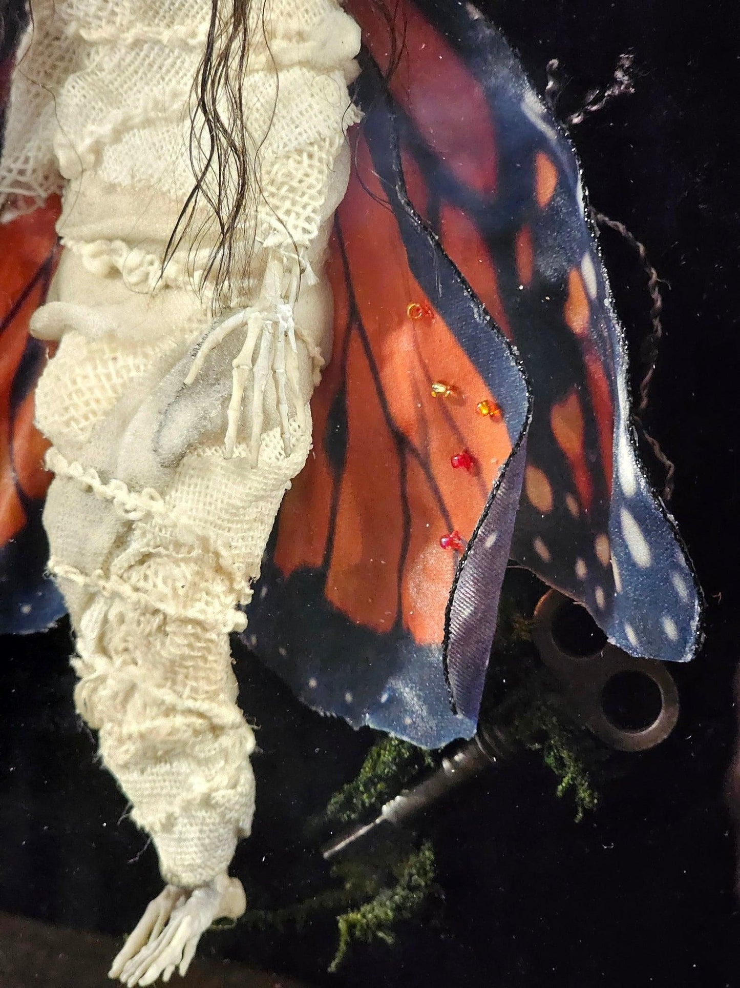 Dead Fairies - varieties of colors mummified in a black Gothic frame - That Creative Feeling