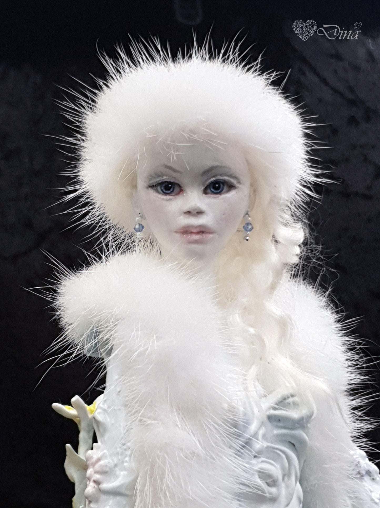 SOLD – Octopodian Diva – octopus art doll by Dina - That Creative Feeling