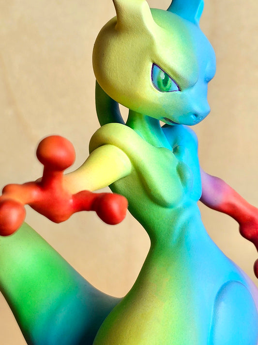 Mewtwo Pokémon fan art - Rainbow Rare - Limited Edition series 2