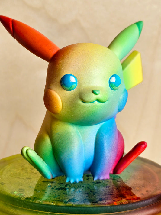 Pikachu Pokémon fan art - Rainbow Rare - Limited Edition series 2