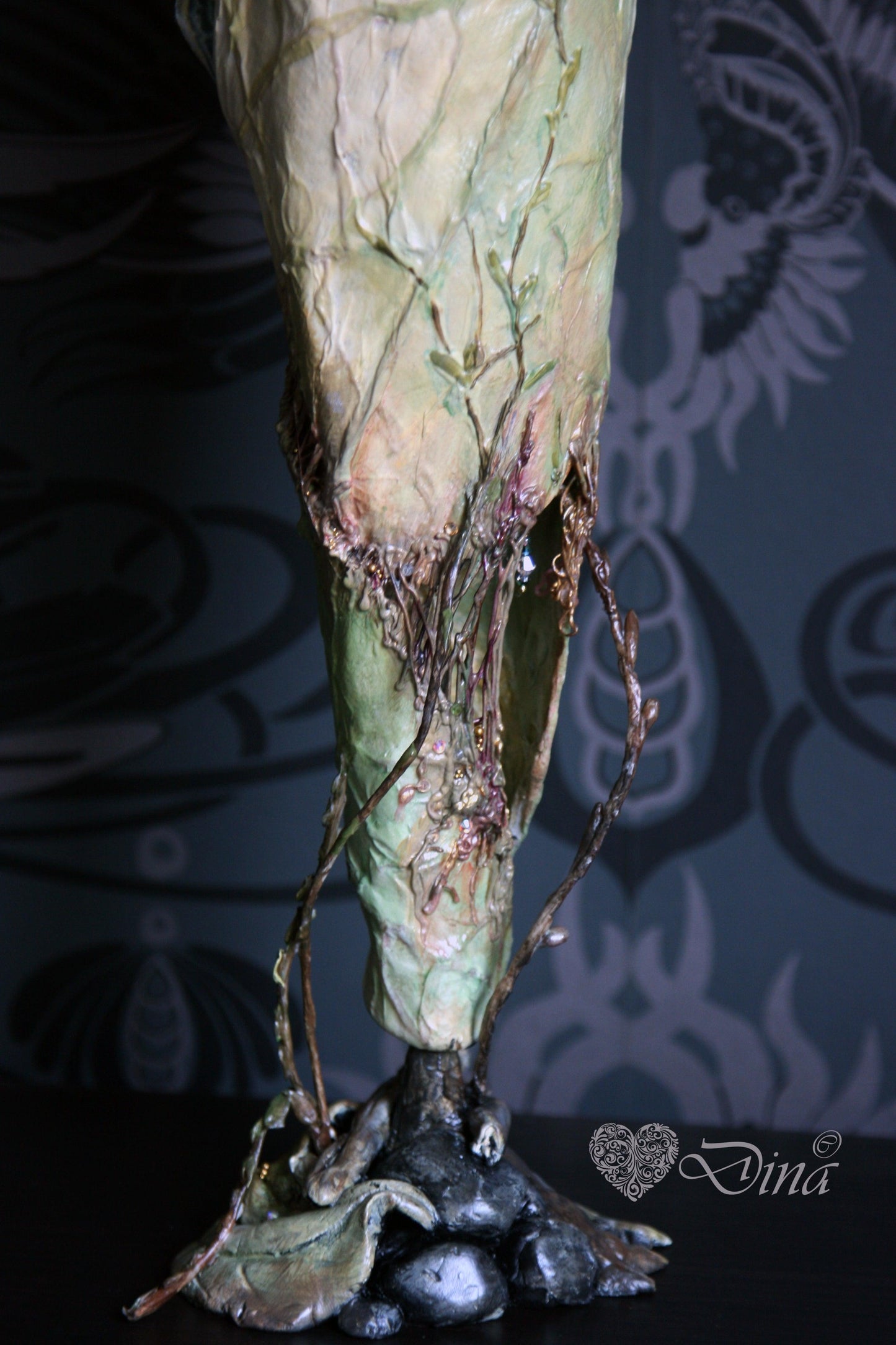 SOLD - 'Promethea Awakening' – OOAK butterfly art doll by Dina - That Creative Feeling