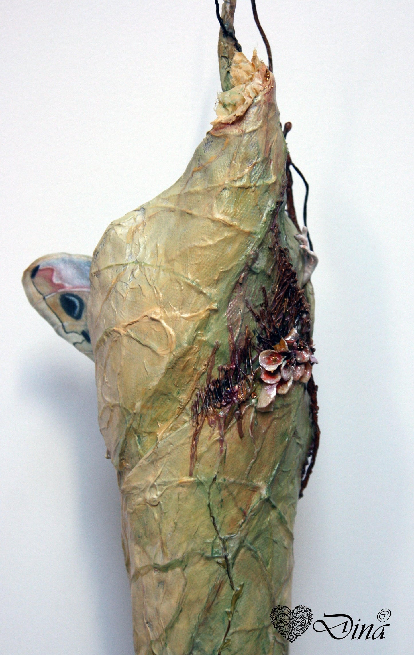 SOLD - 'Promethea Awakening' – OOAK butterfly art doll by Dina - That Creative Feeling