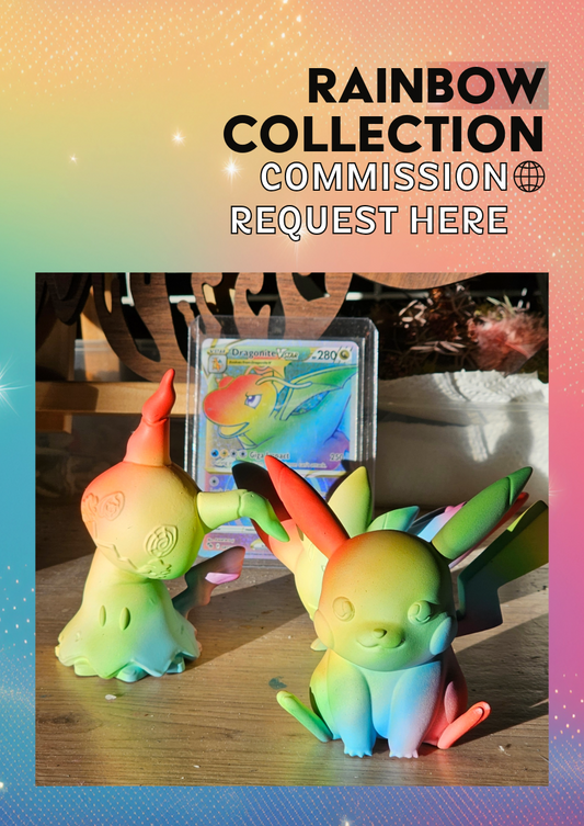COMMISSION REQUEST for Pokémon Limited Edition series 2 'Rainbow Rare' fan art
