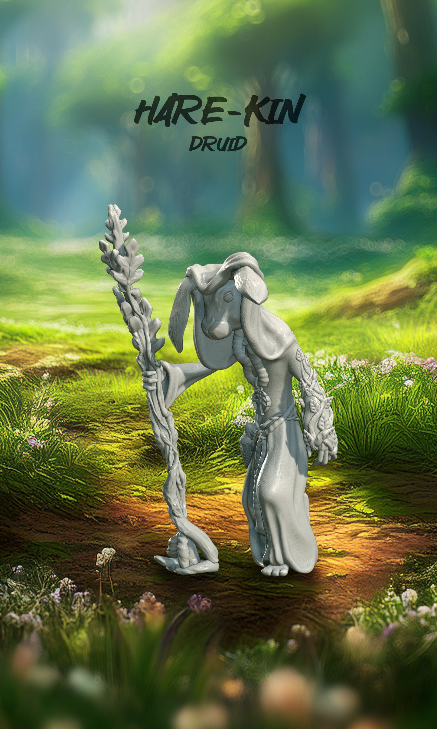 COMMISSION REQUEST for Hare-kin Druid model