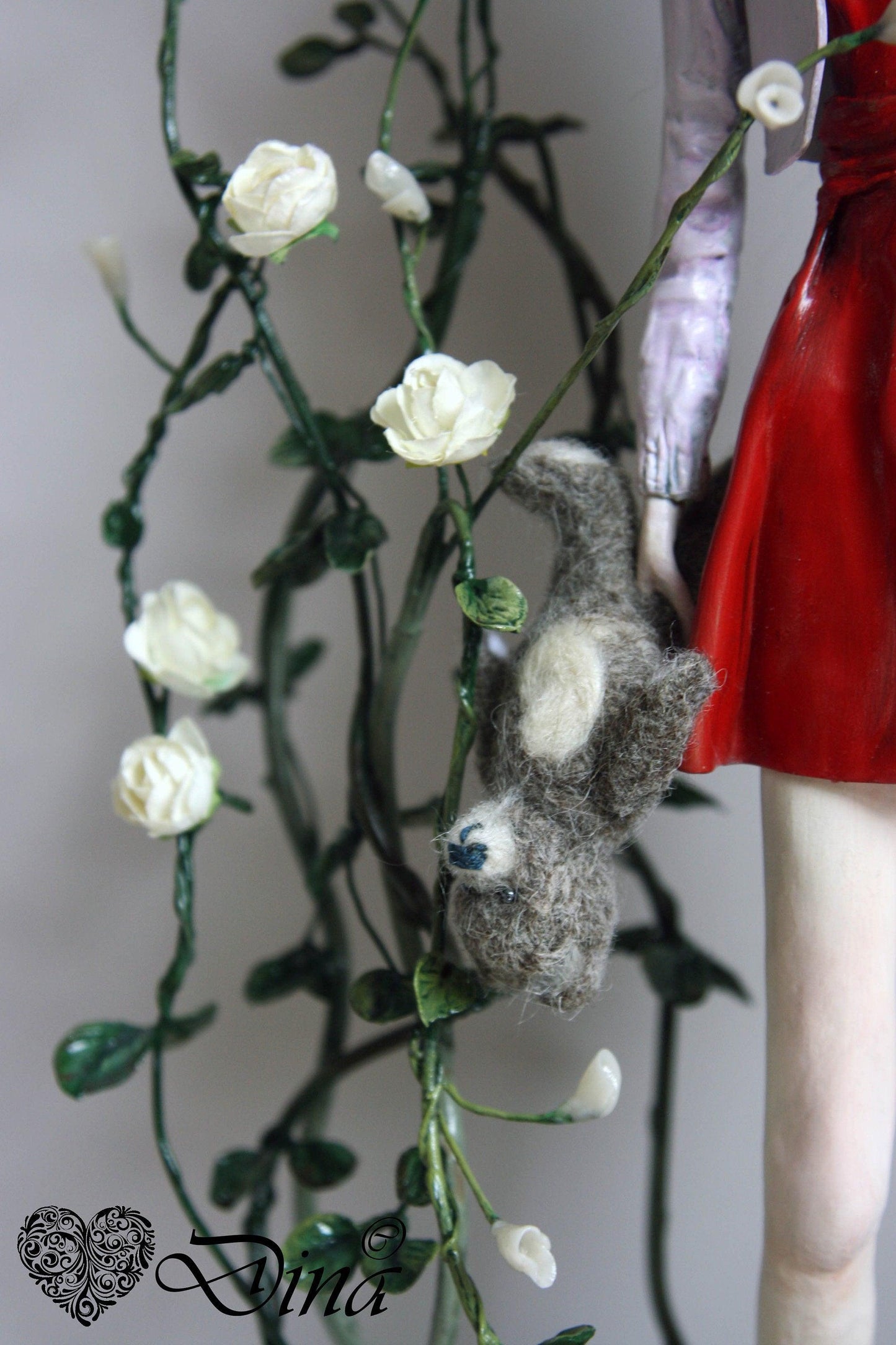 SOLD - When I Grow Up - delicate OOAK art doll - That Creative Feeling