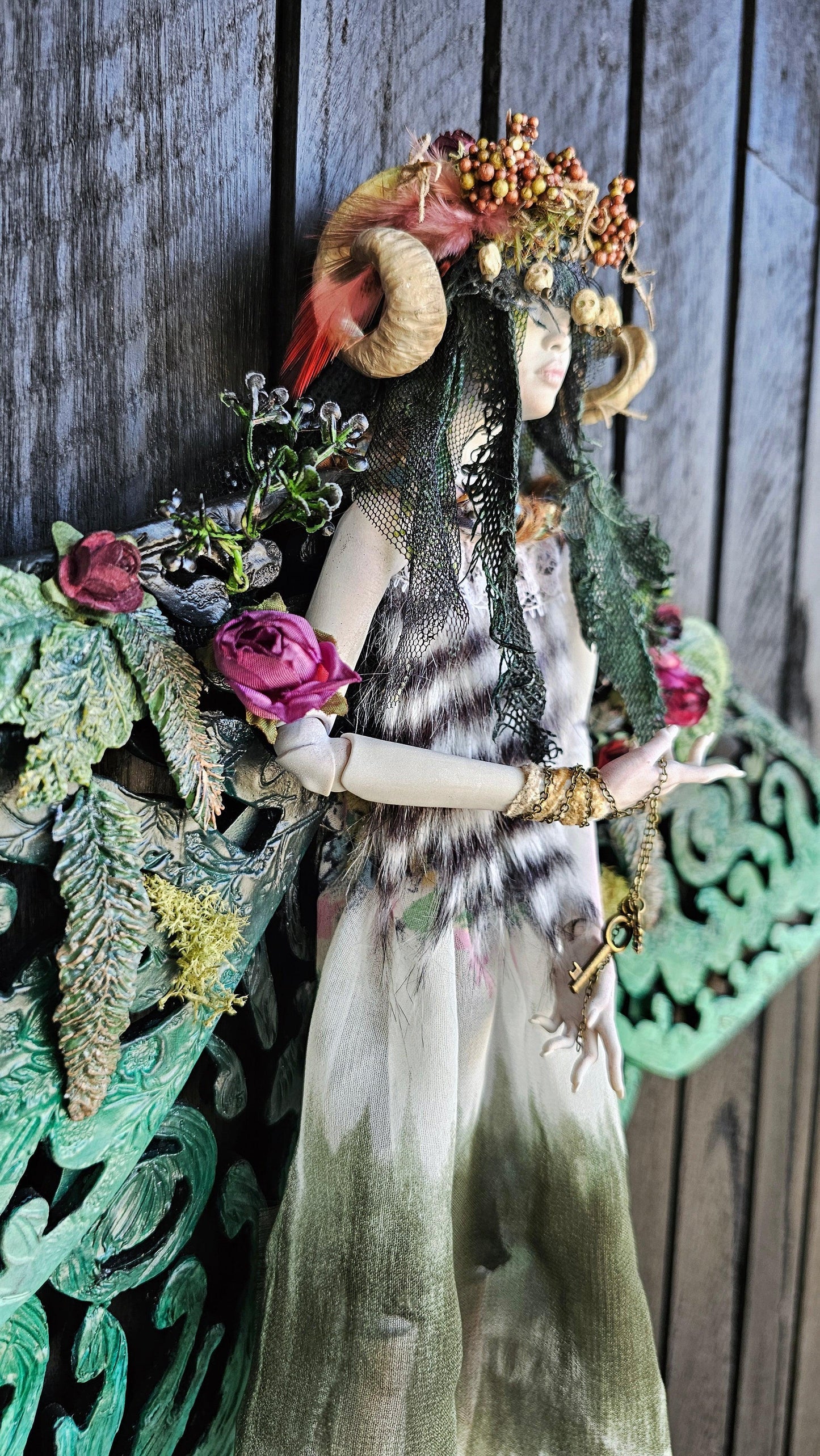 Dead Fairy - 'Breann Sidhe' sculptural fairy art doll - That Creative Feeling