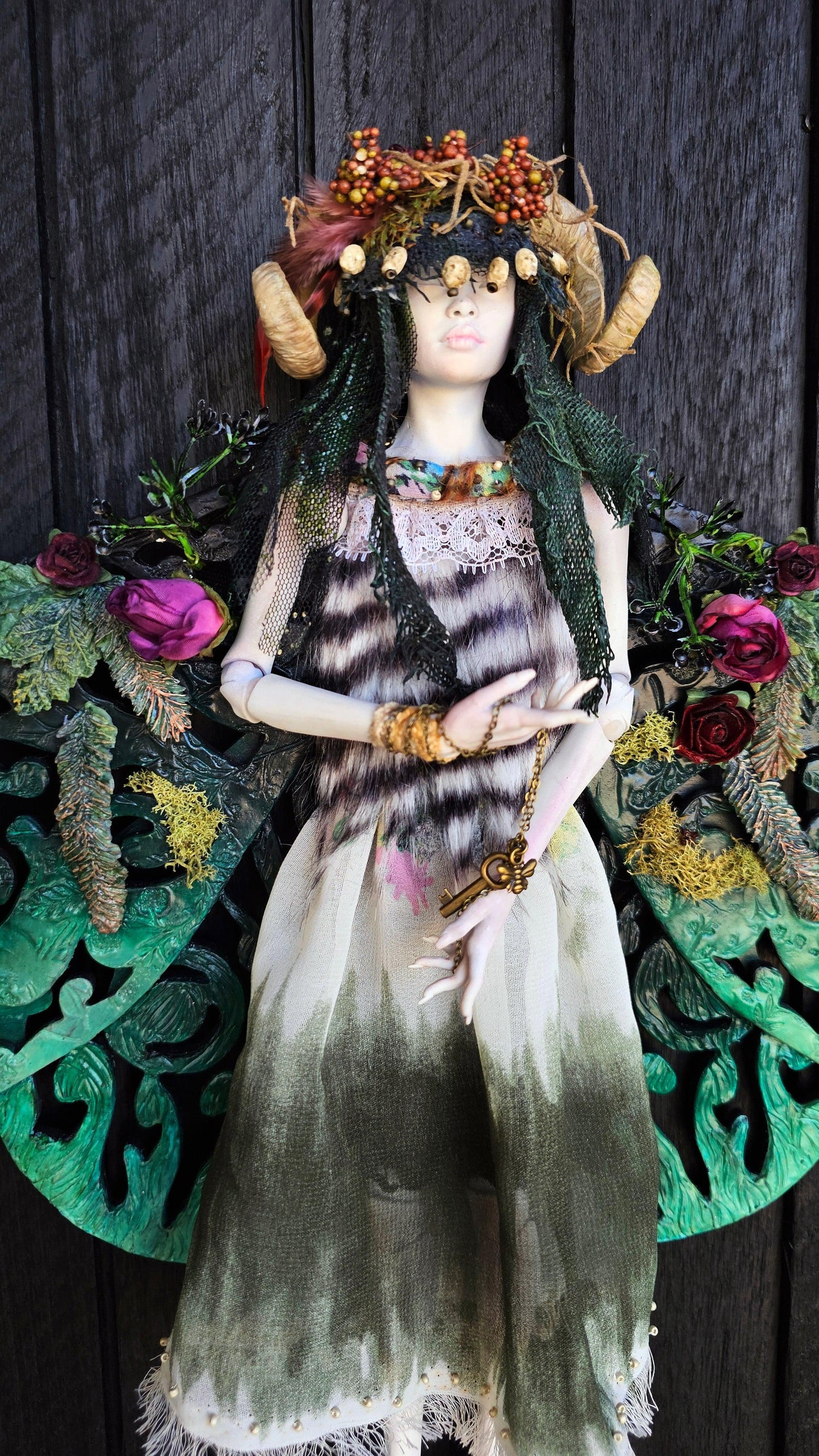 Dead Fairy - 'Breann Sidhe' sculptural fairy art doll - That Creative Feeling