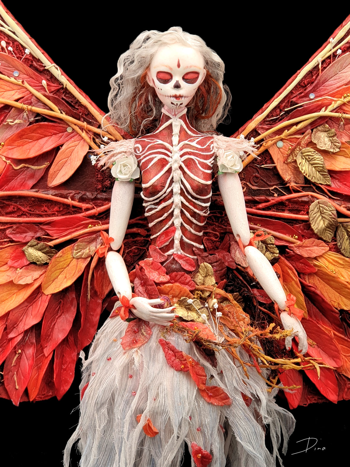 Dead Fairy - 'Dreanda ' sculptural art doll