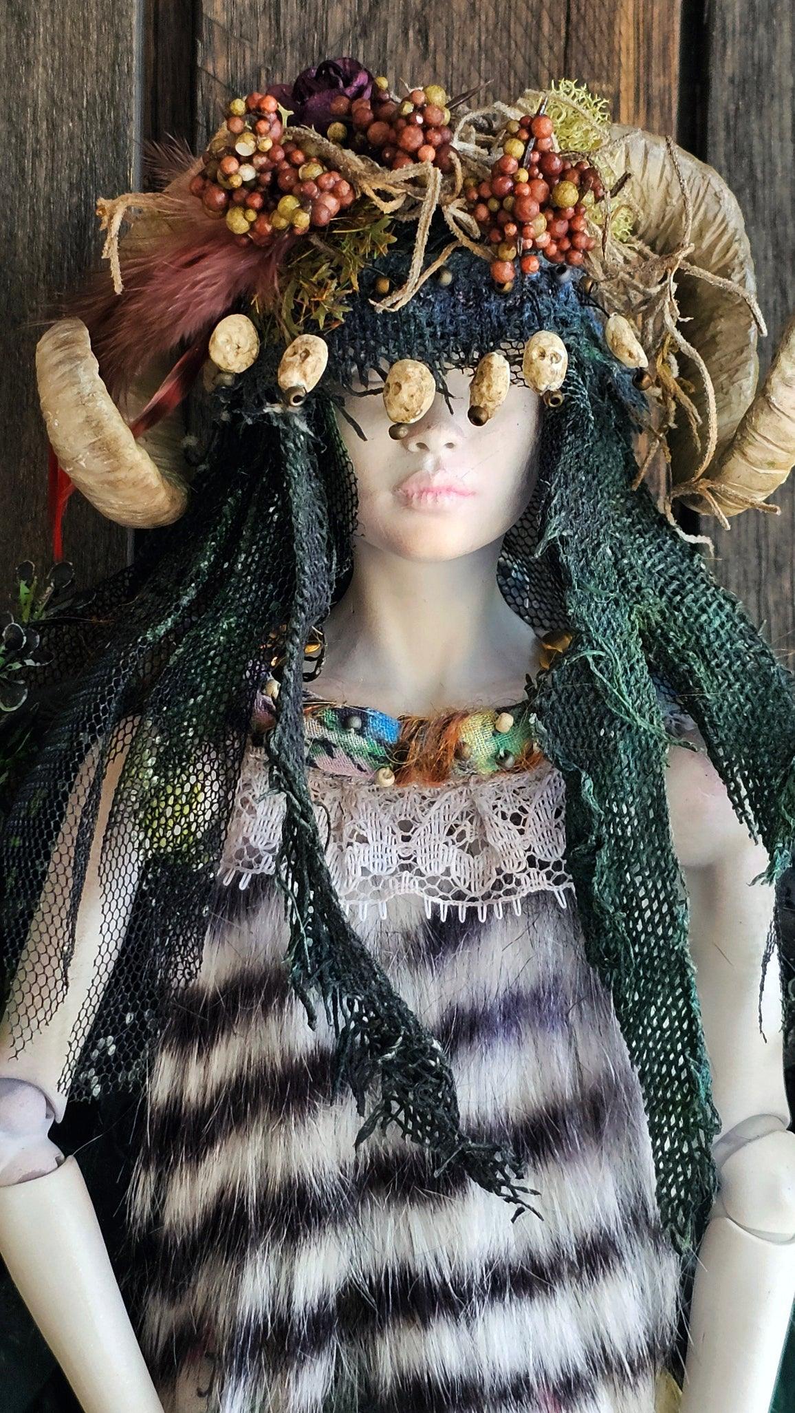 Dead Fairy - 'Breann Sidhe' sculptural fairy art doll - That Creative Feeling