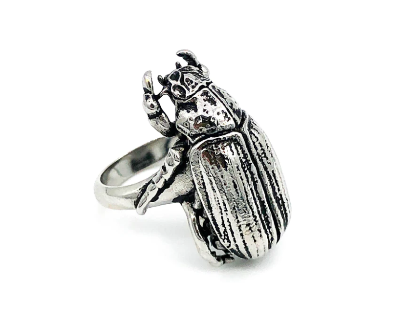 Beetle Ring | Insect Nature Gothic Jewelry