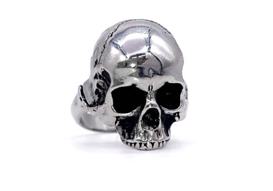 Hel Skull Ring | Gothic Anatomical Jewelry Alternative