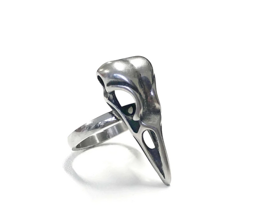 Raven Ring | Bird Skull Animal Gothic Alternative Jewelry