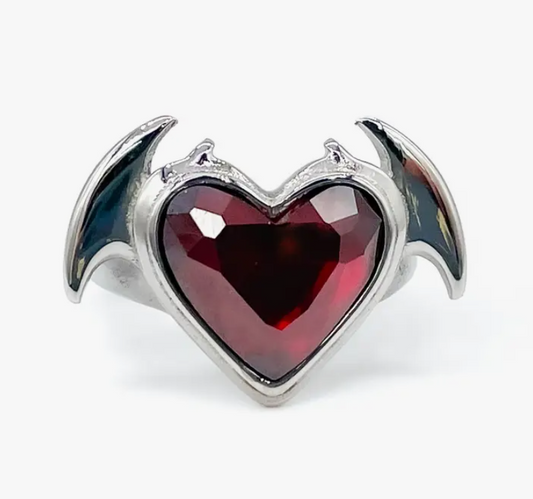 Succubus Ring | Bat Wing Demon Gothic Jewelry