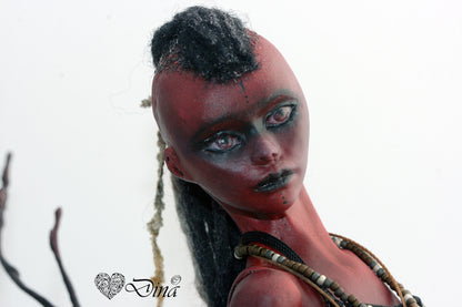 SOLD – Serquet Zera – scorpion art doll by Dina