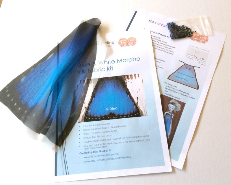 Blue morpho silk kit pic 2